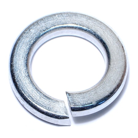 Midwest Fastener Split Lock Washer, For Screw Size 1-1/8 in Steel, Zinc Plated Finish, 10 PK 50729